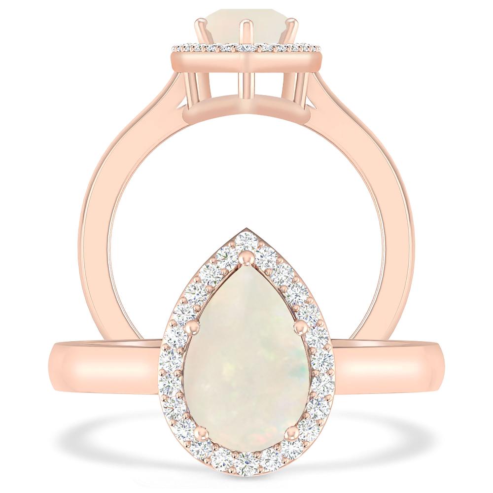 Rose Gold - Opal