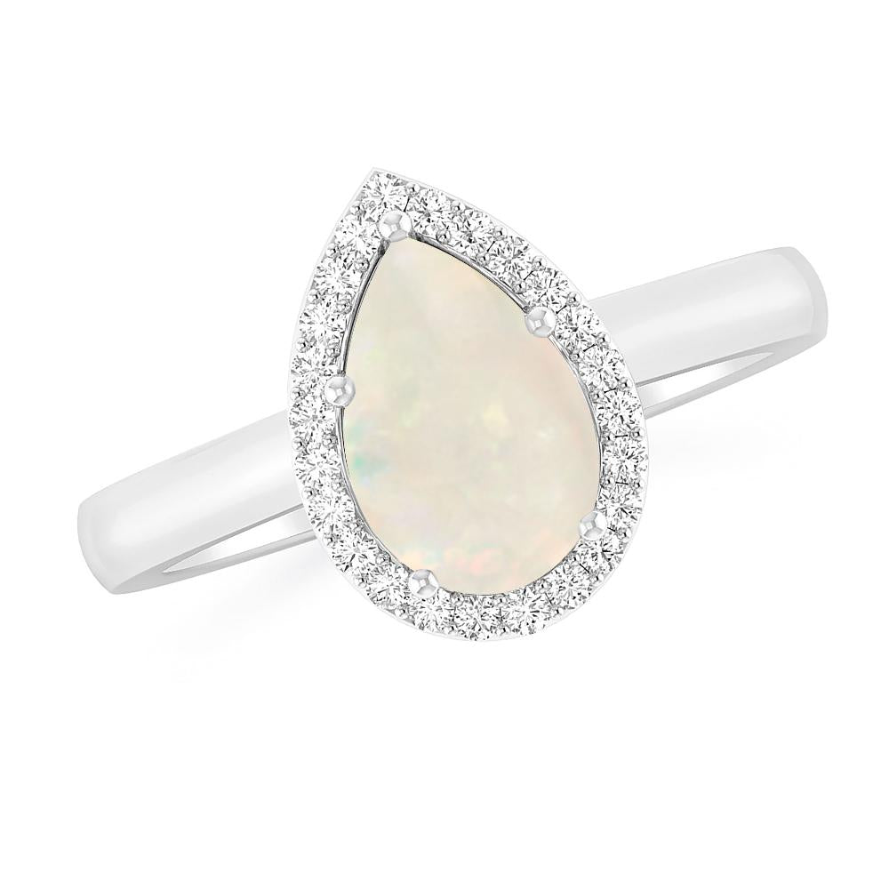 White Gold - Opal