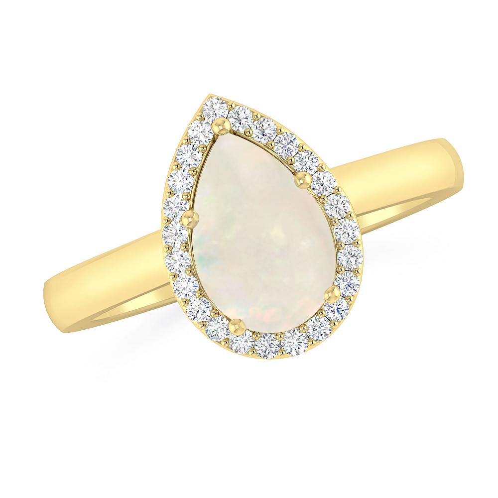 Yellow Gold - Opal