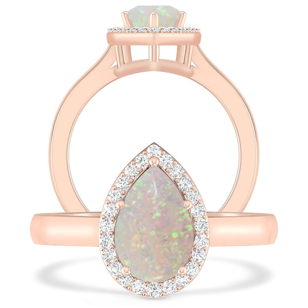 Rose Gold - Opal