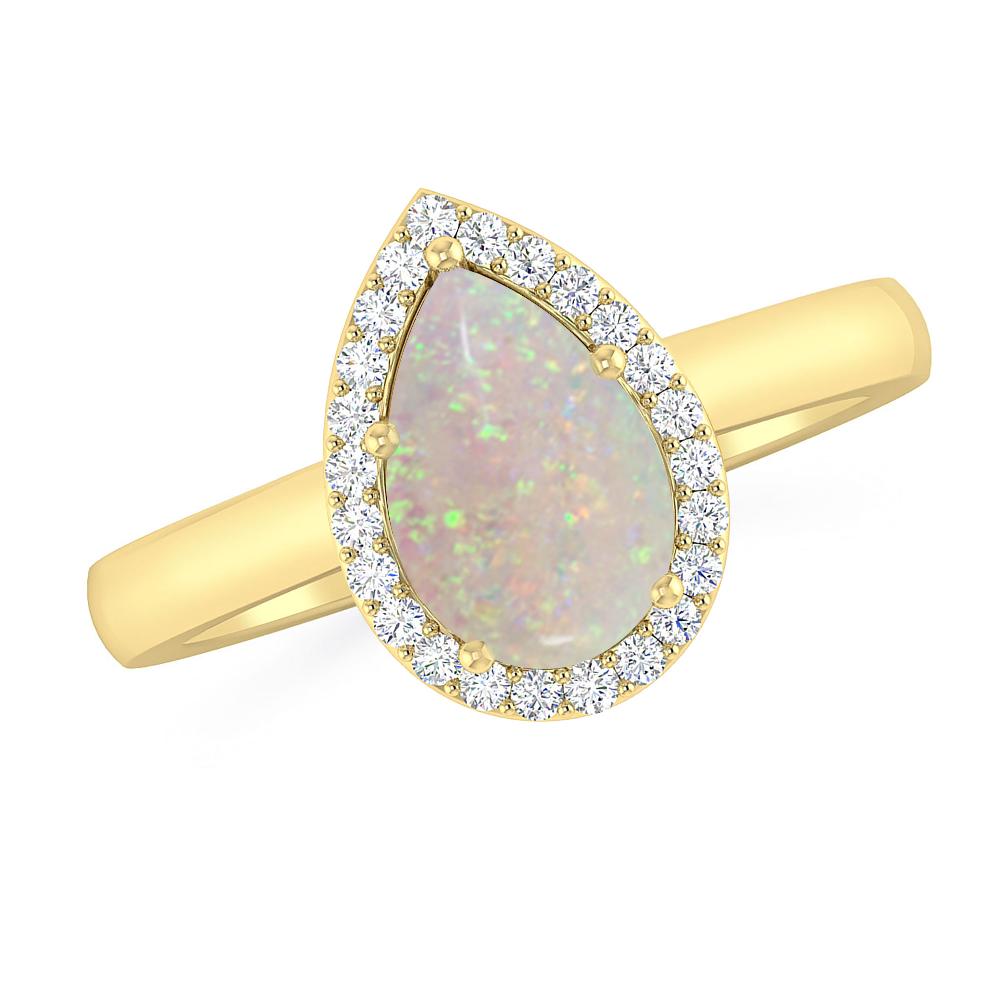 Yellow Gold - Opal