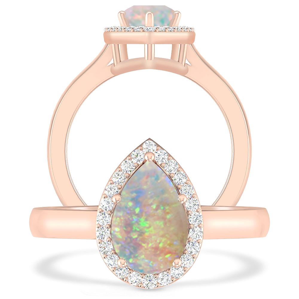 Rose Gold - Opal