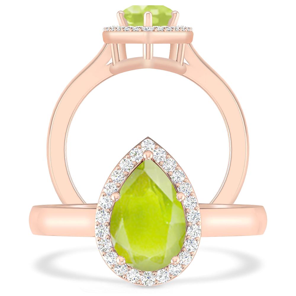 Rose Gold - Peridot