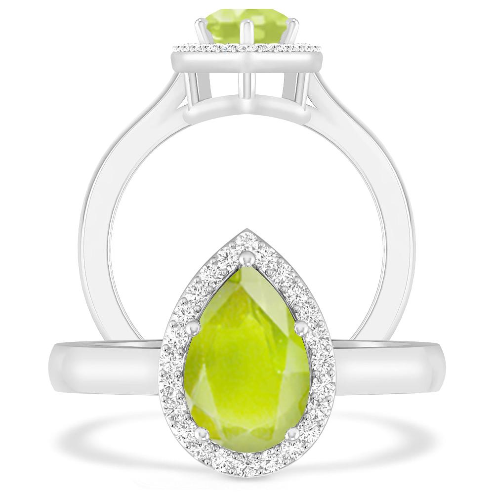 White Gold - Peridot