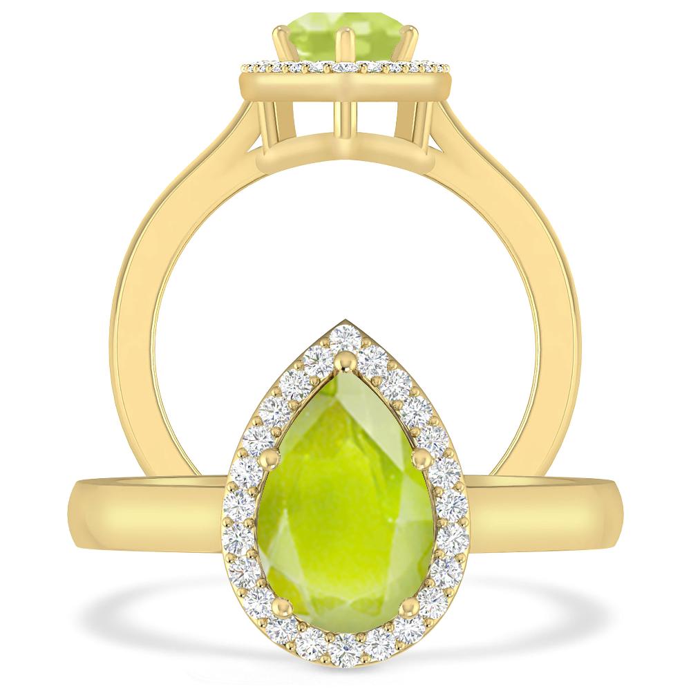 Yellow Gold - Peridot
