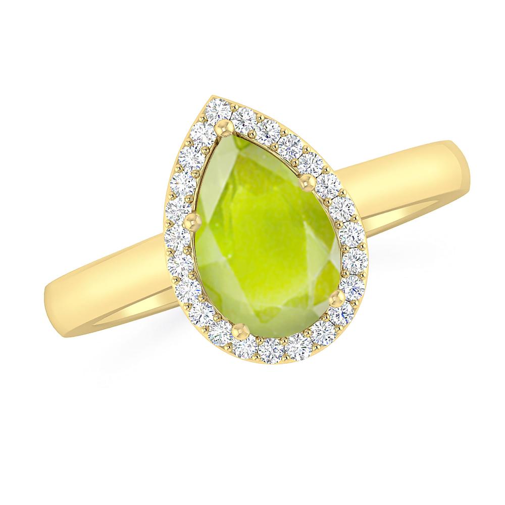 Yellow Gold - Peridot