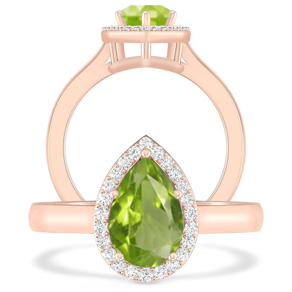 Rose Gold - Peridot