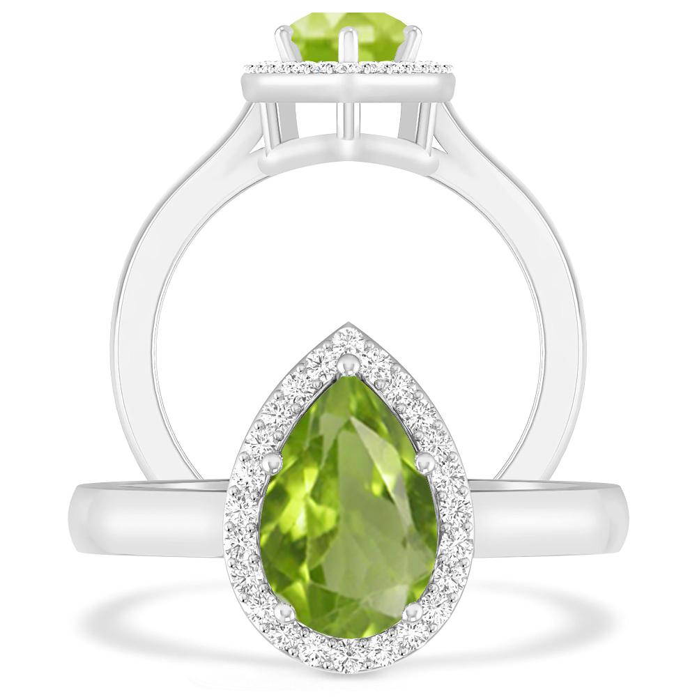 White Gold - Peridot