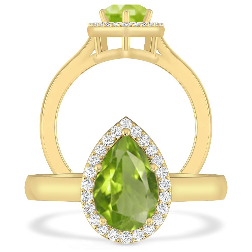 Yellow Gold - Peridot