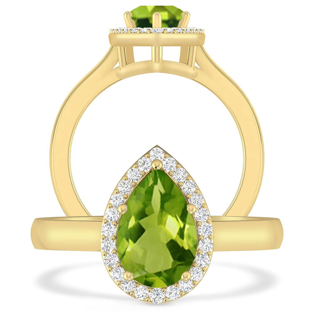 Yellow Gold - Peridot