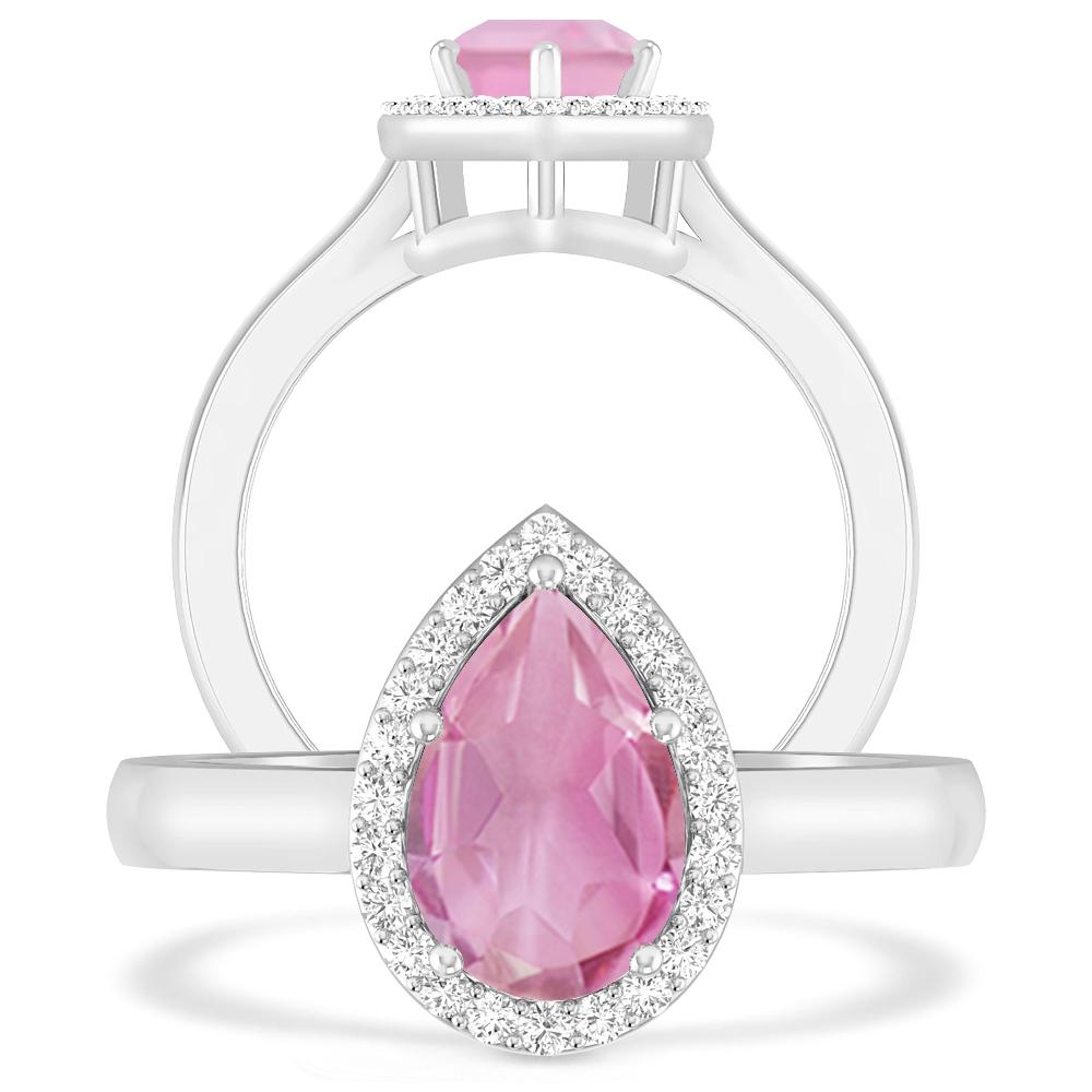 White Gold - Pink Tourmaline