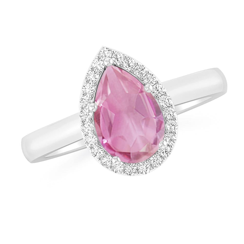 White Gold - Pink Tourmaline