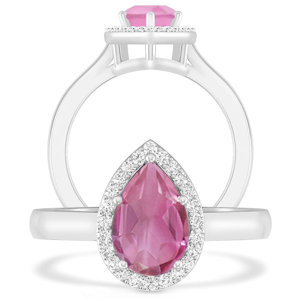 White Gold - Pink Tourmaline