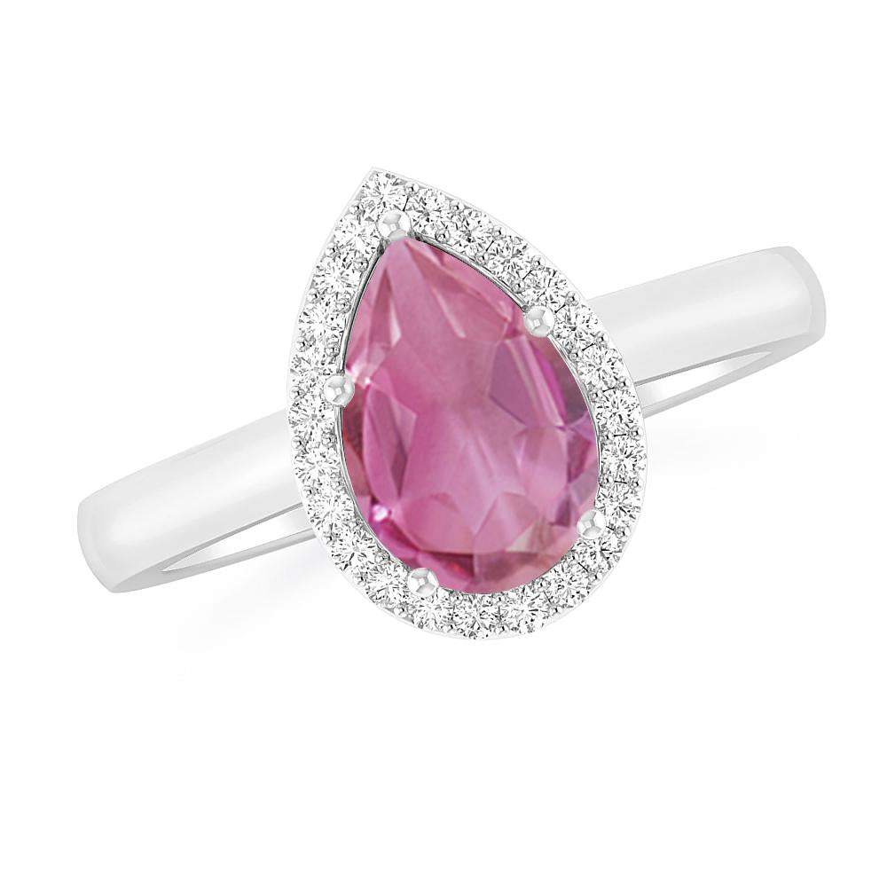 White Gold - Pink Tourmaline