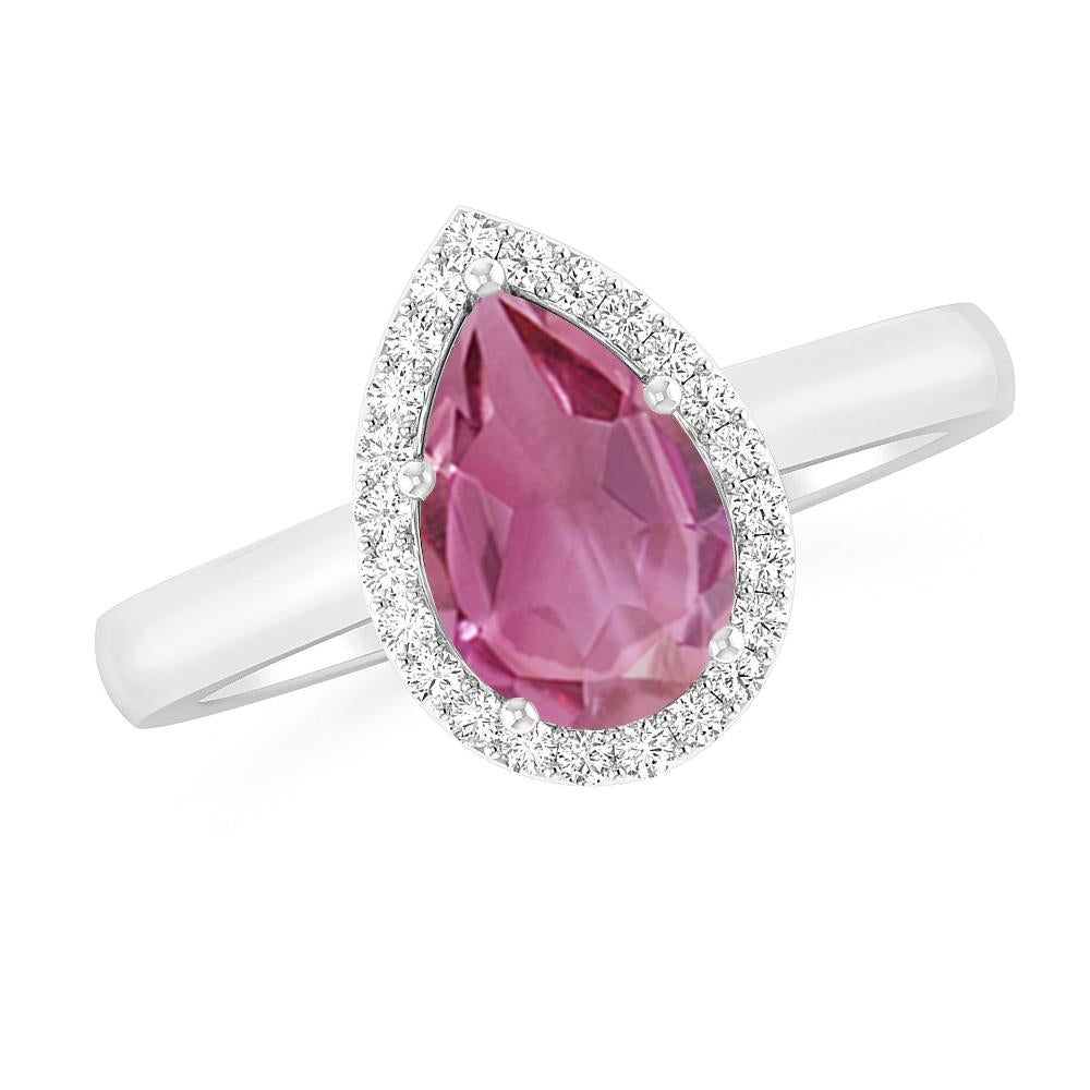 White Gold - Pink Tourmaline