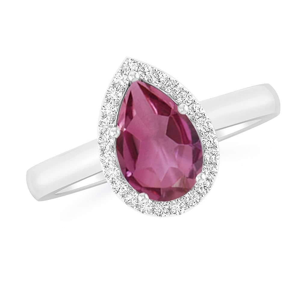 White Gold - Pink Tourmaline