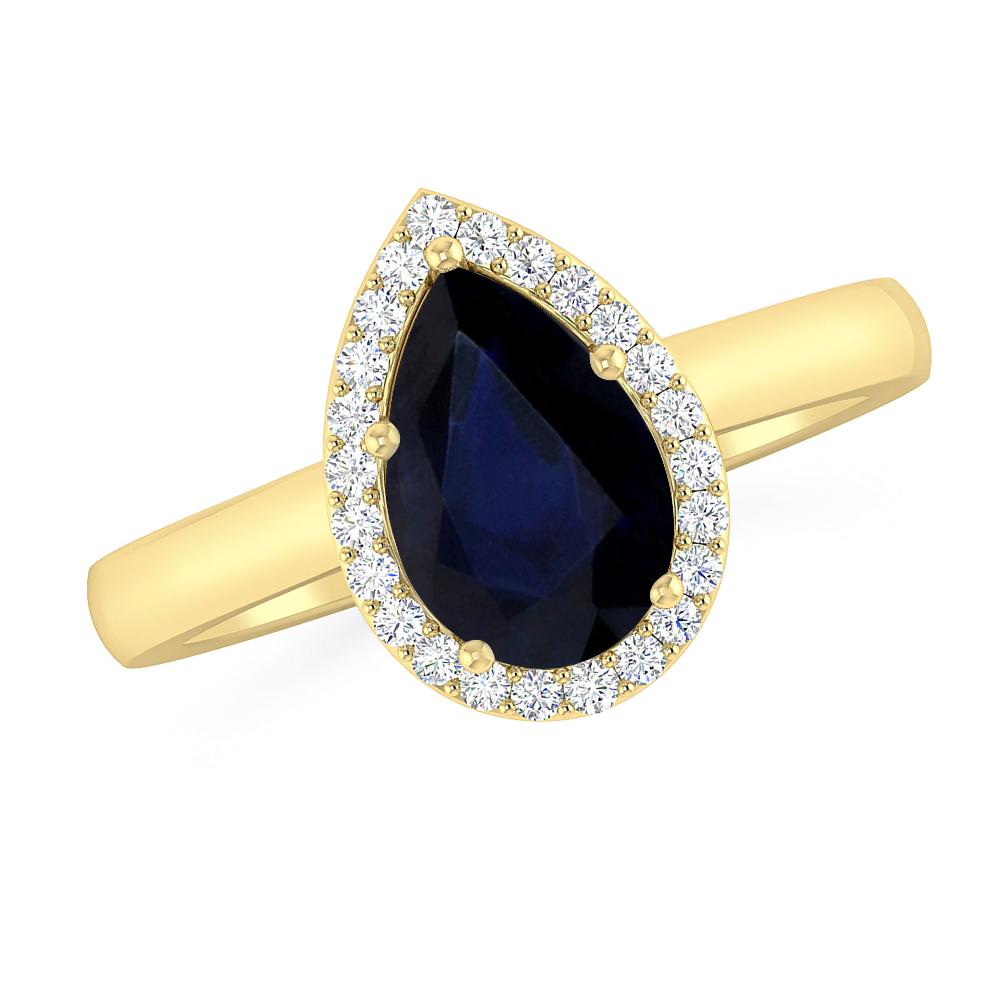 Yellow Gold - Sapphire