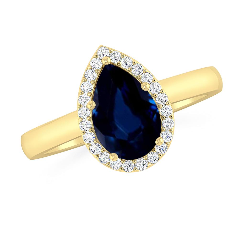 Yellow Gold - Sapphire