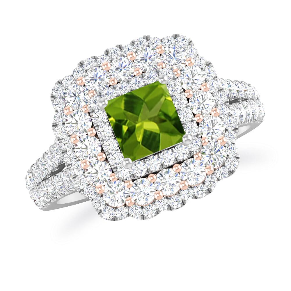 White Gold - Peridot