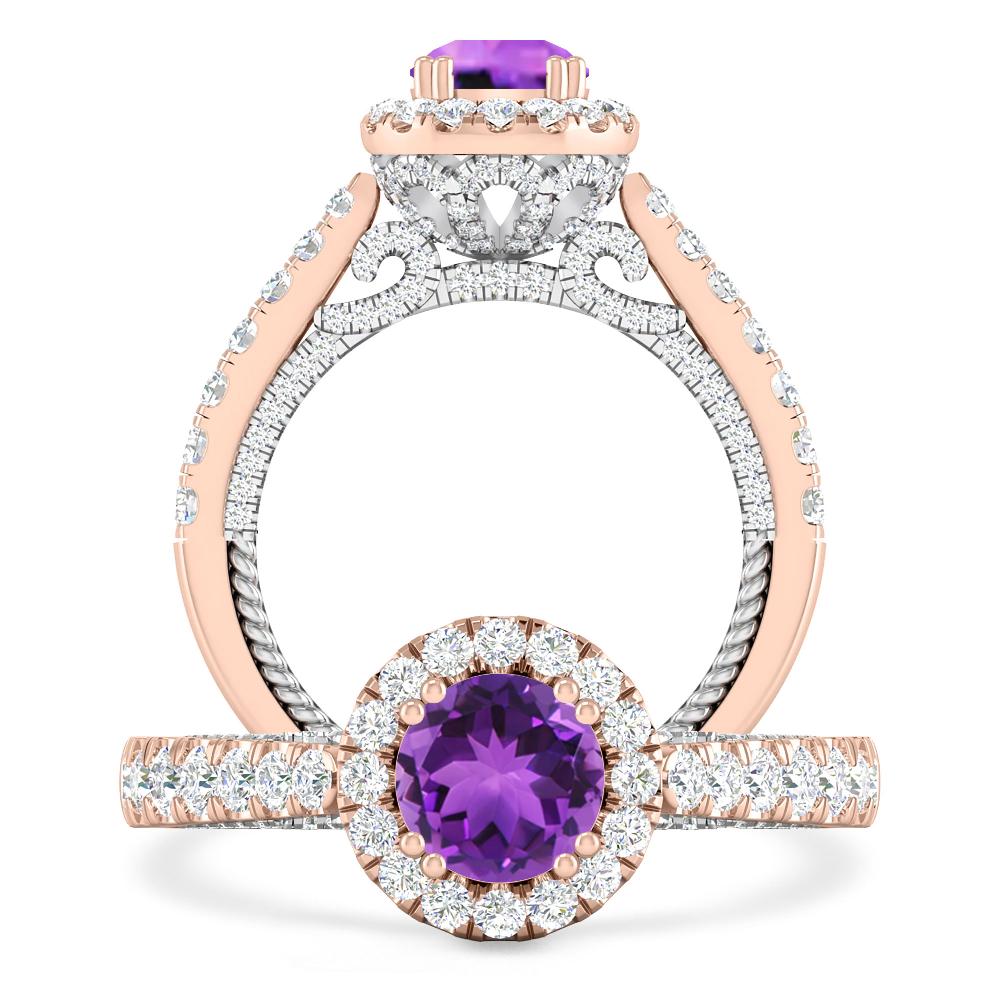 Rose Gold - Amethyst