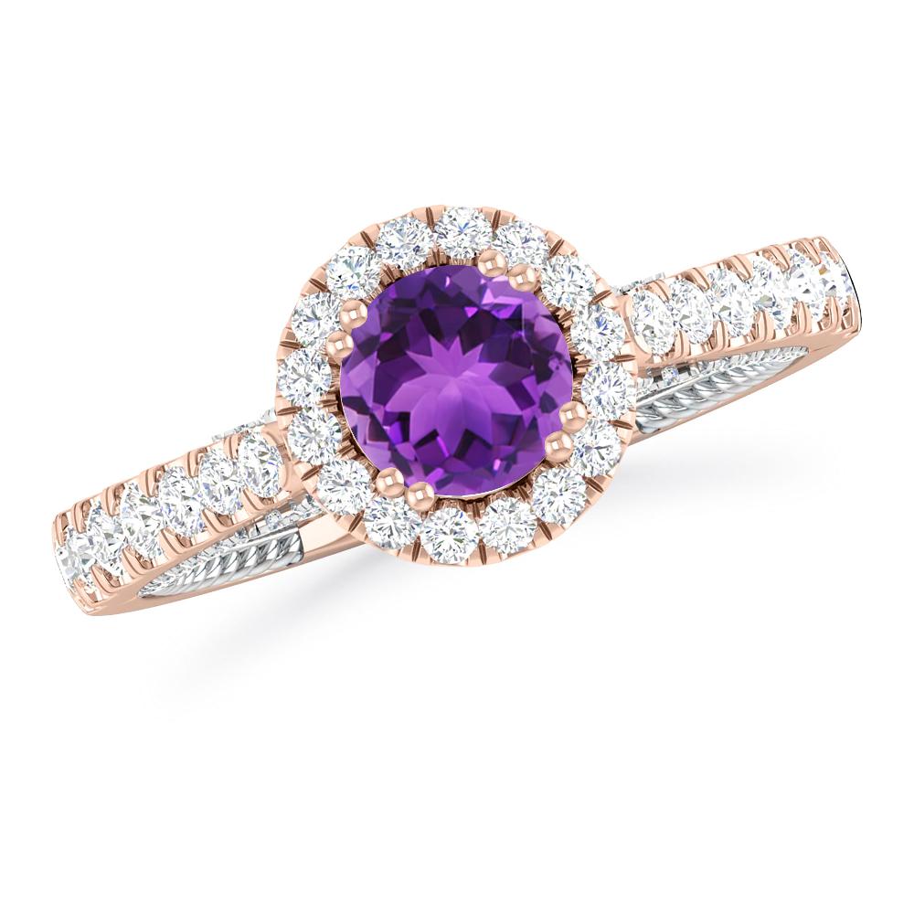 Rose Gold - Amethyst