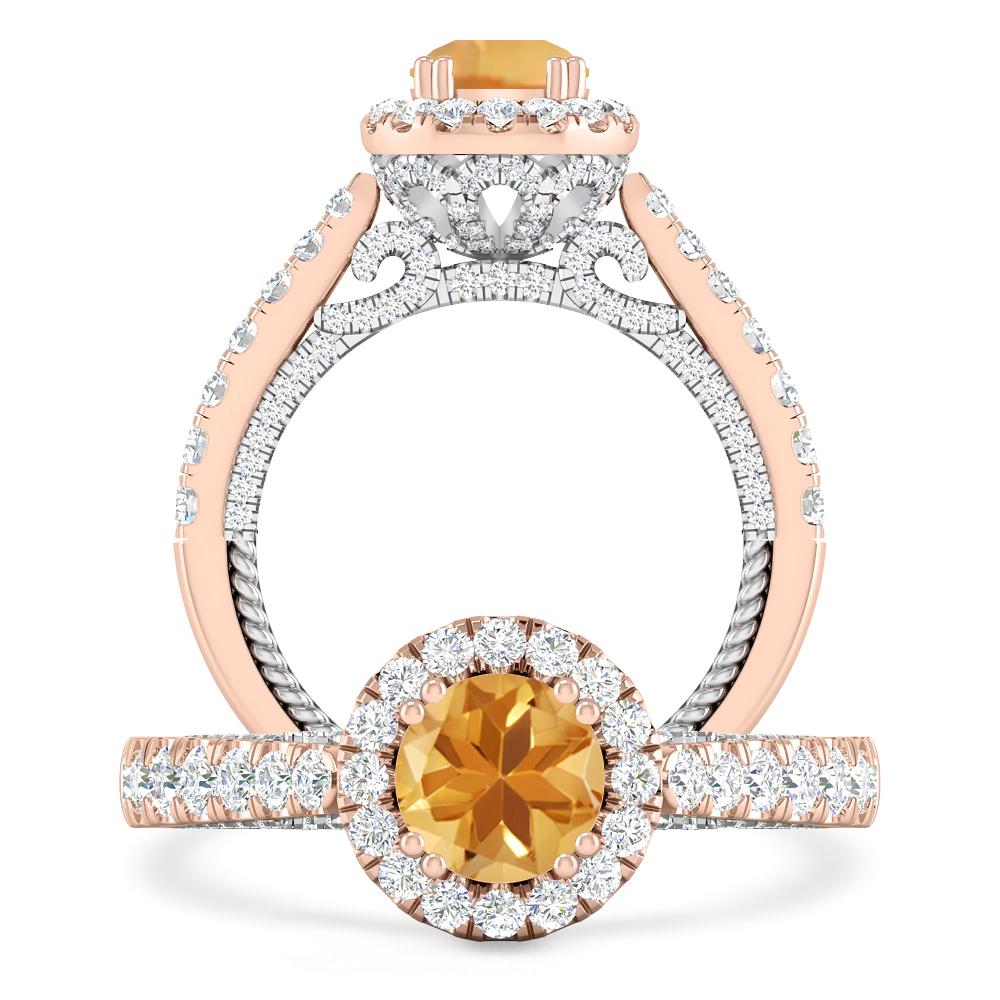 Rose Gold - Citrine