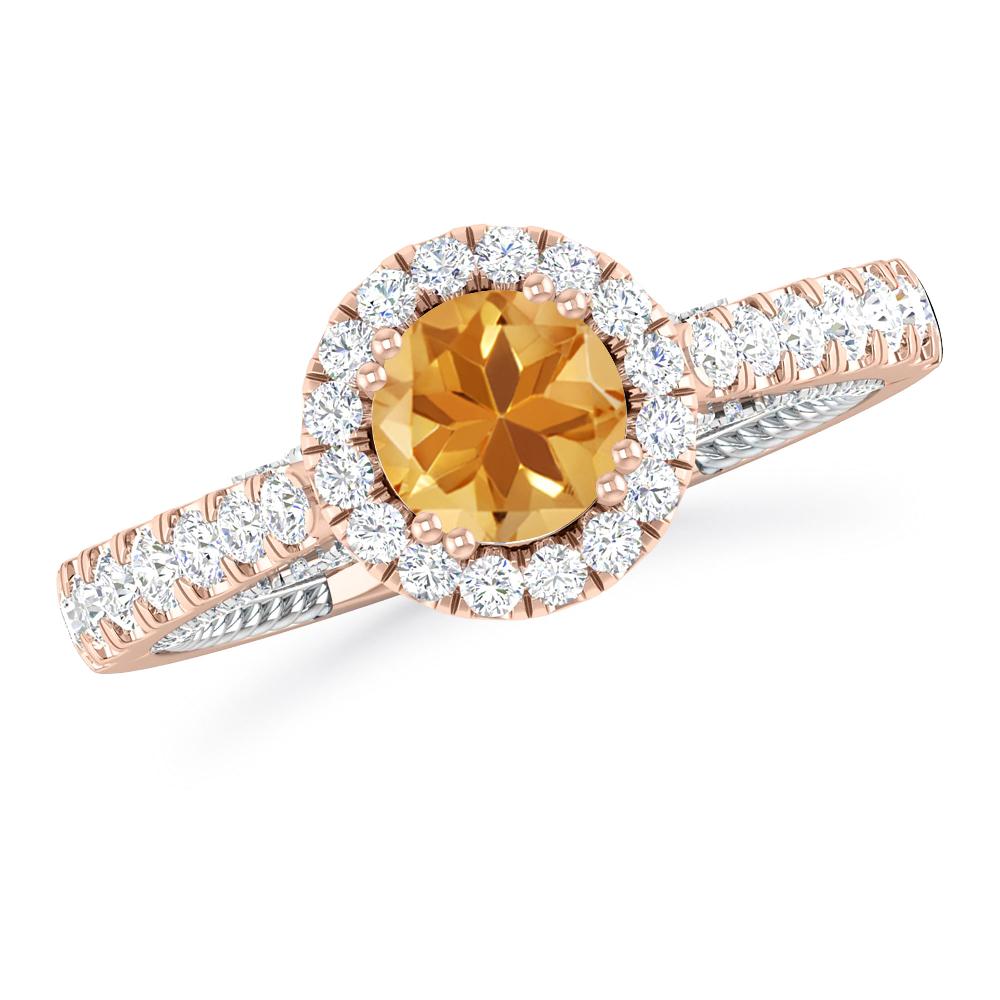 Rose Gold - Citrine