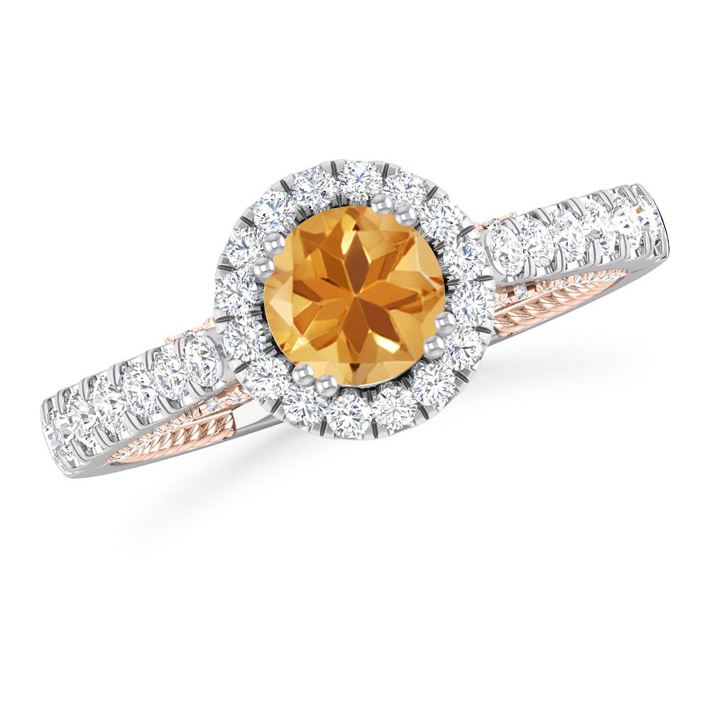 White Gold - Citrine