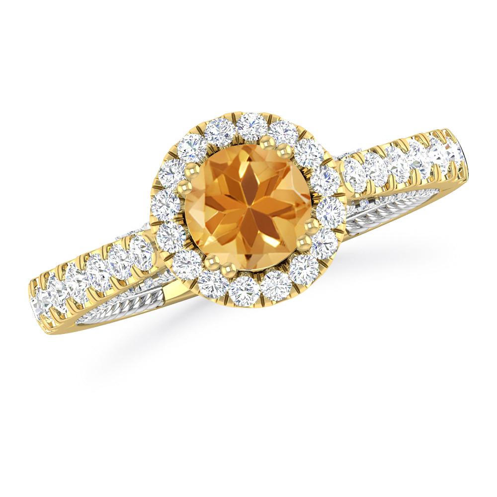 Yellow Gold - Citrine