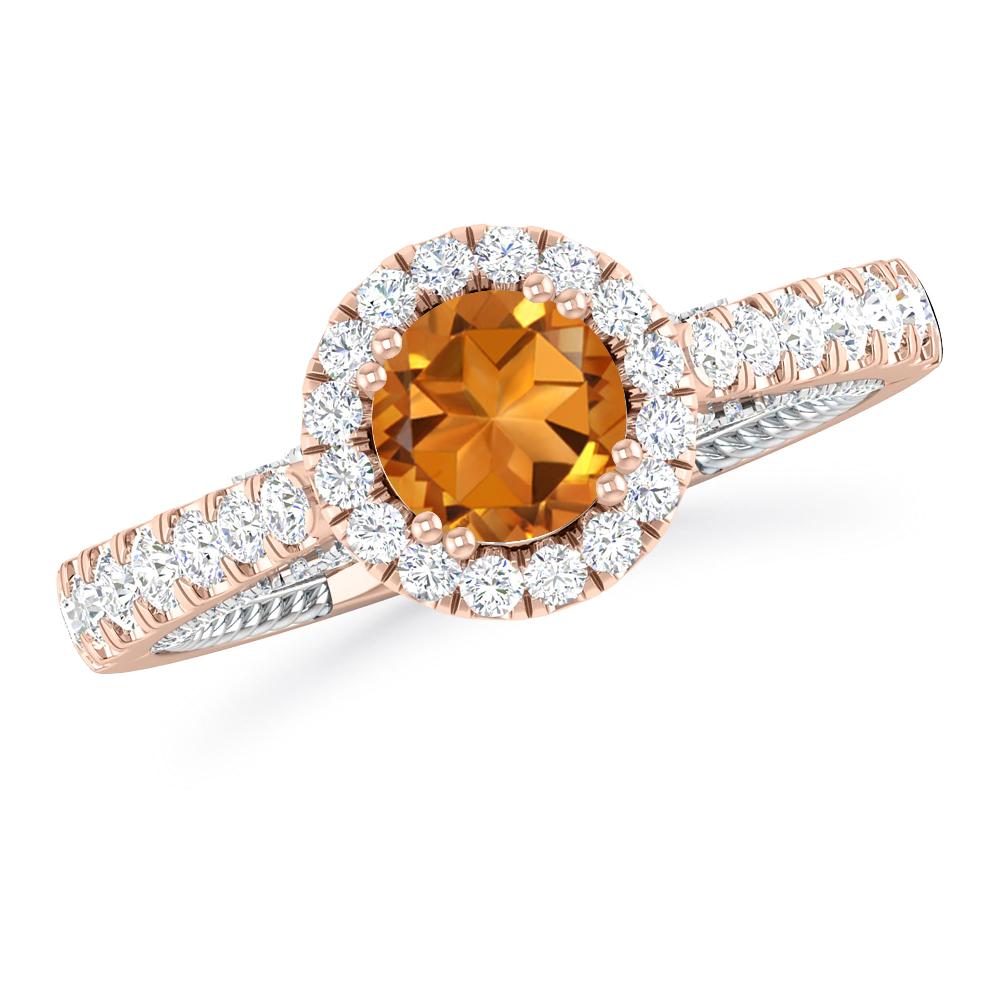 Rose Gold - Citrine