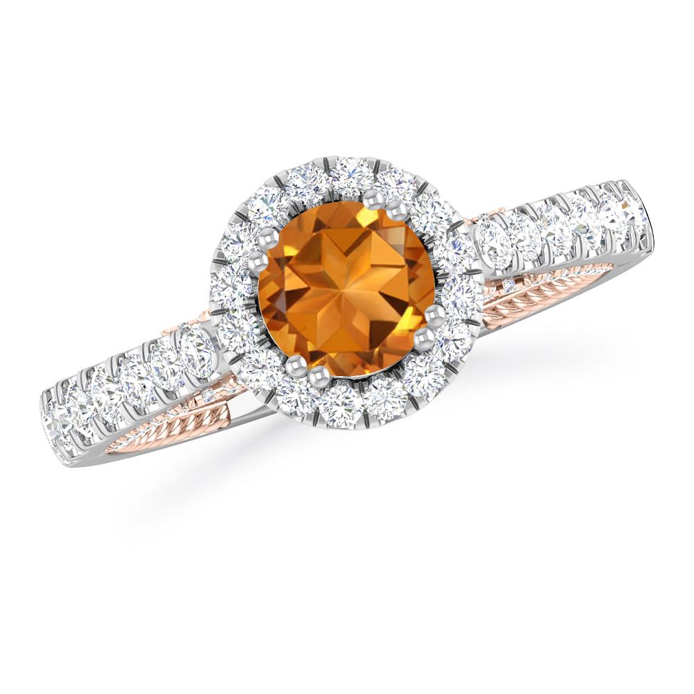 White Gold - Citrine