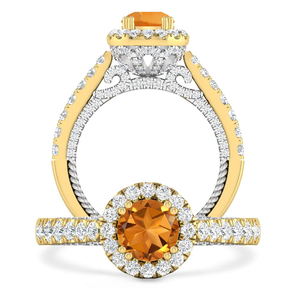 Yellow Gold - Citrine