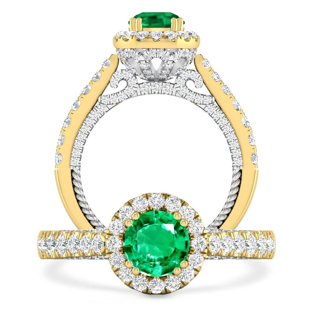 Yellow Gold - Emerald