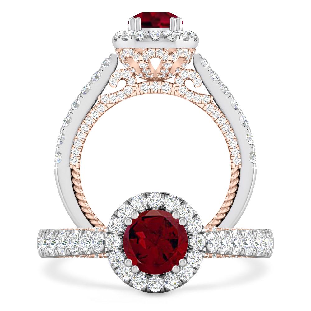 White Gold - Garnet