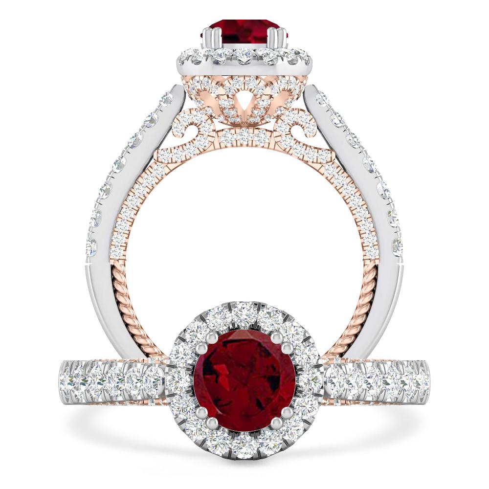 White Gold - Garnet