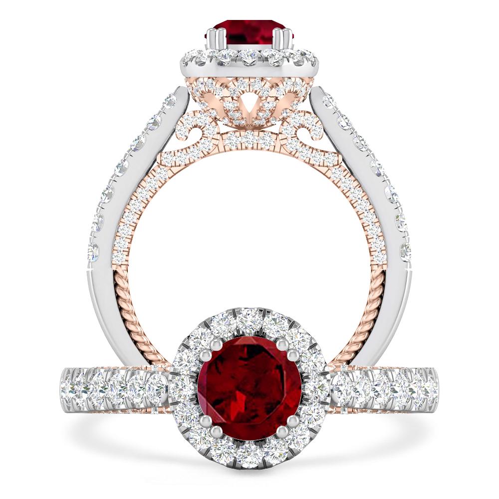 White Gold - Garnet