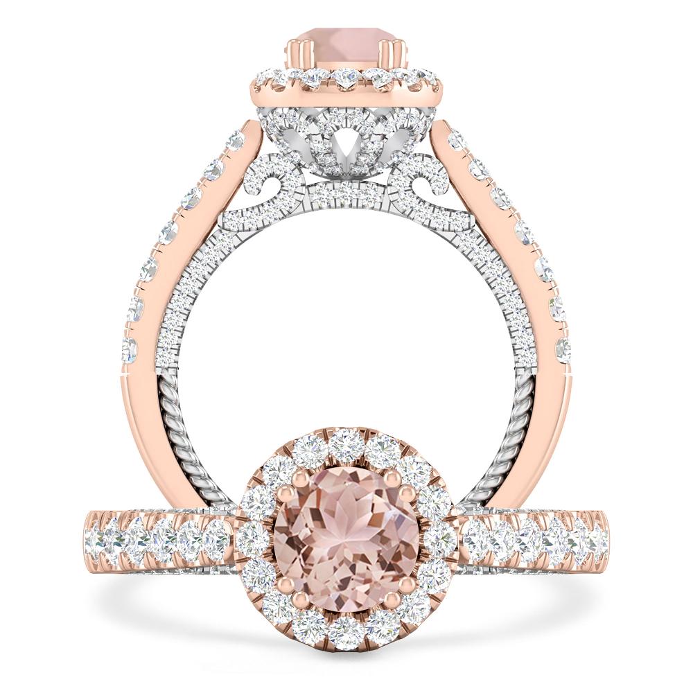 Rose Gold - Morganite