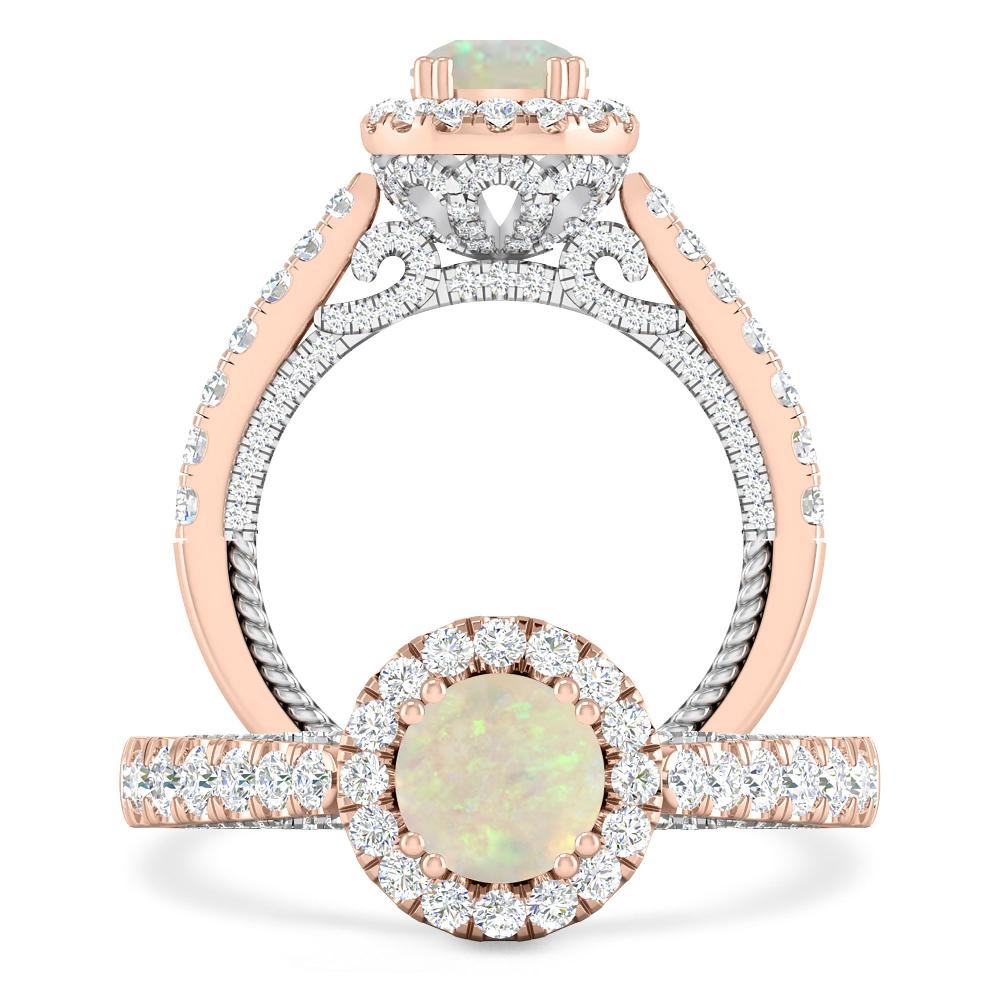 Rose Gold - Opal