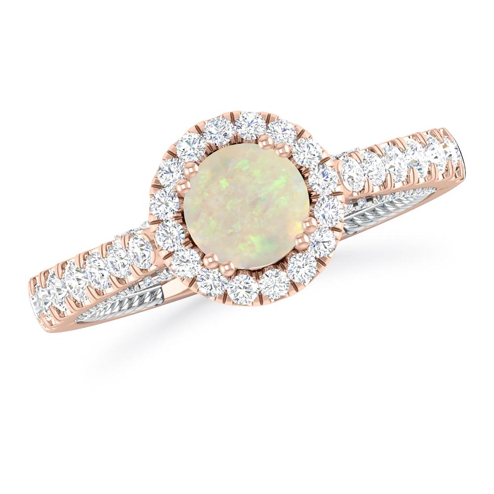 Rose Gold - Opal