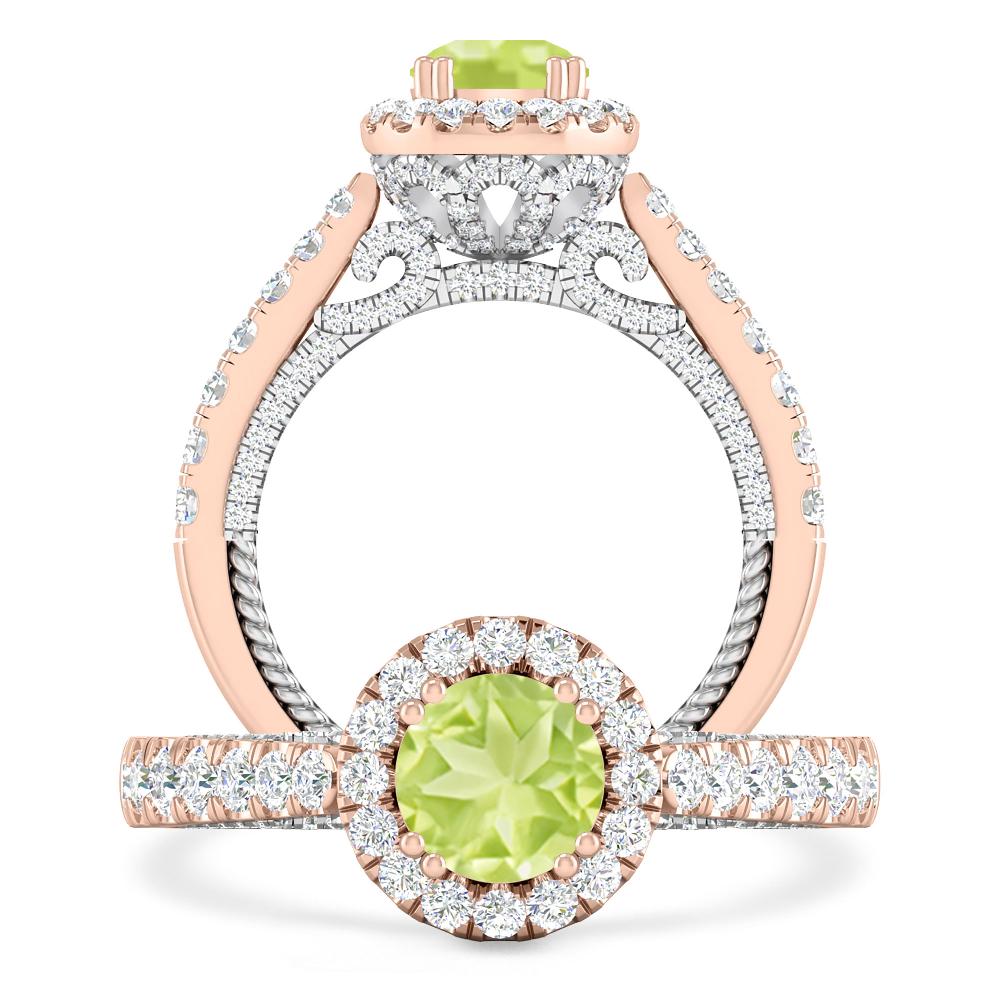 Rose Gold - Peridot