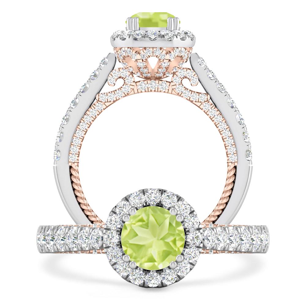 White Gold - Peridot