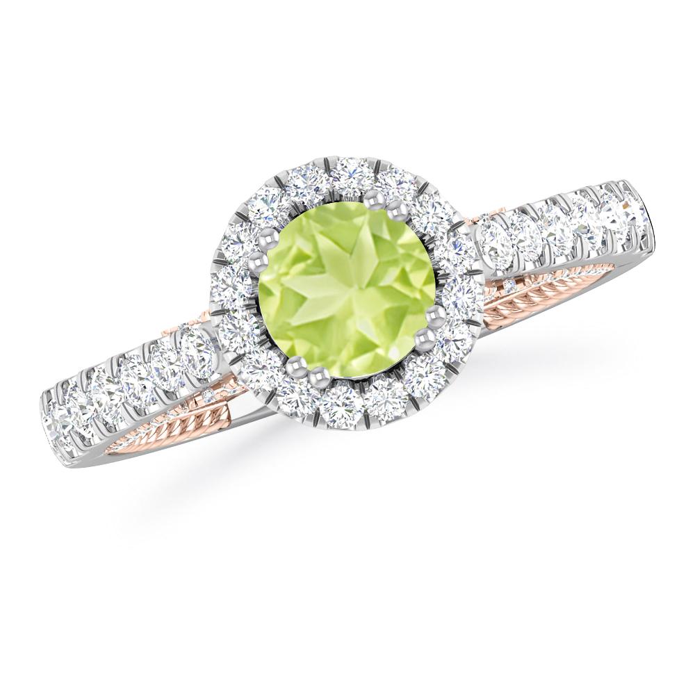 White Gold - Peridot