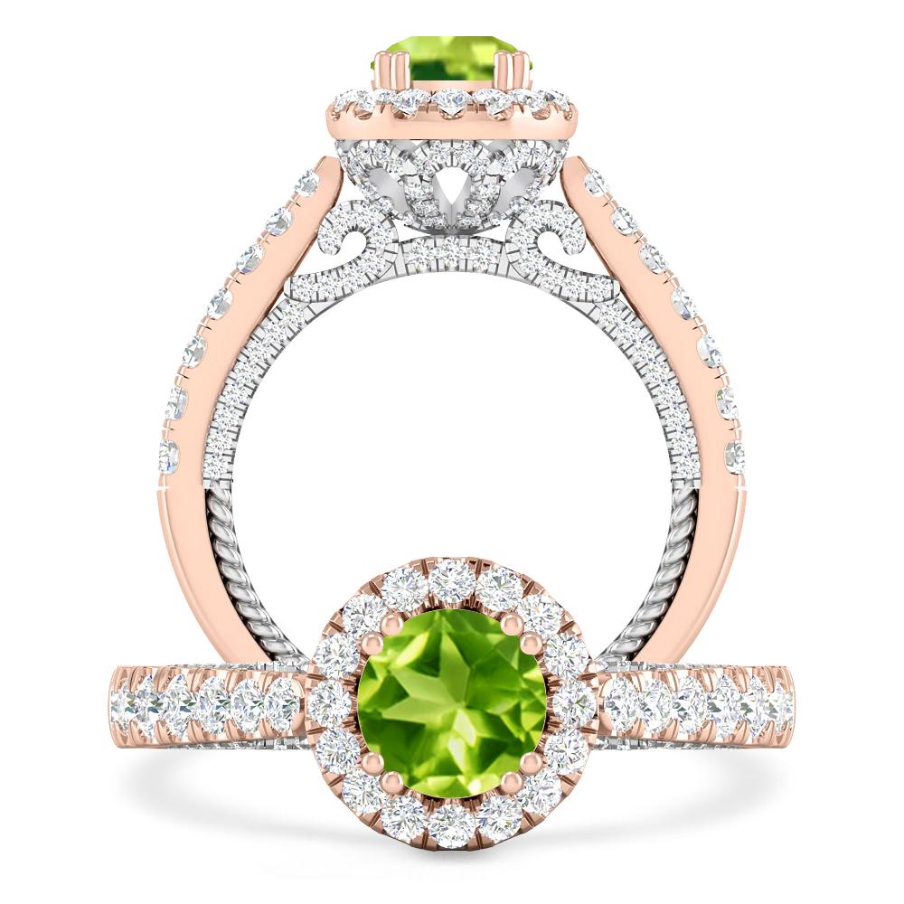 Rose Gold - Peridot