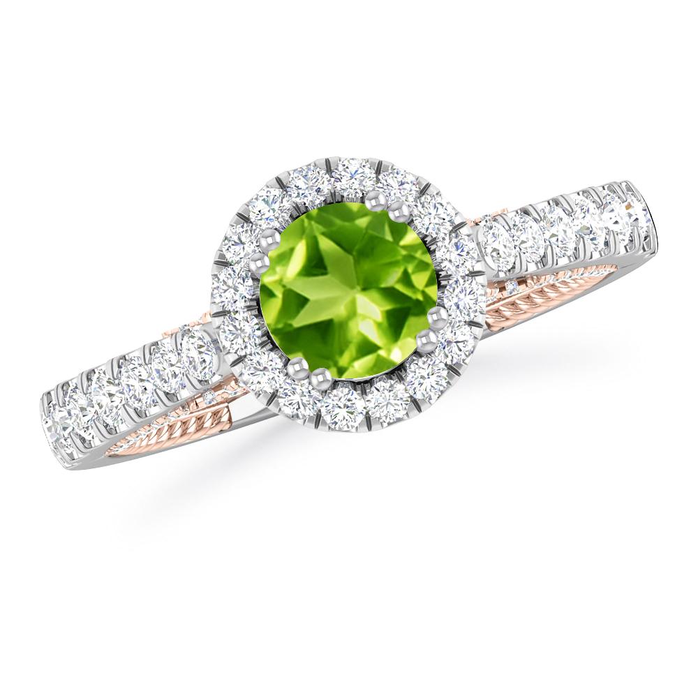 White Gold - Peridot