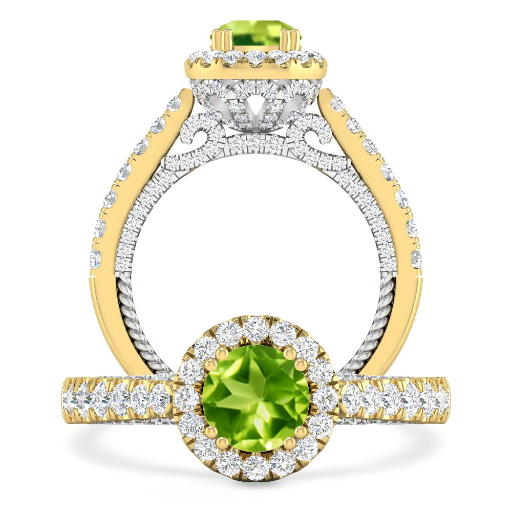 Yellow Gold - Peridot