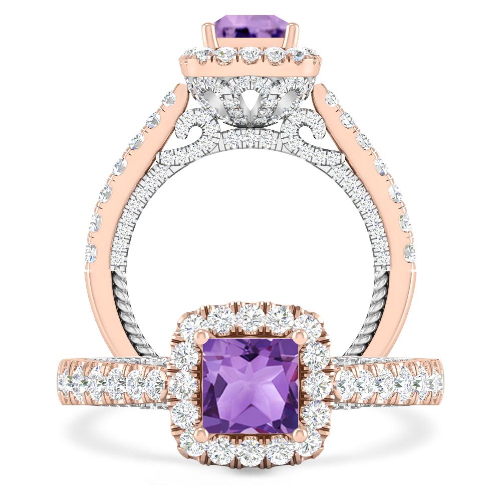 Rose Gold - Amethyst