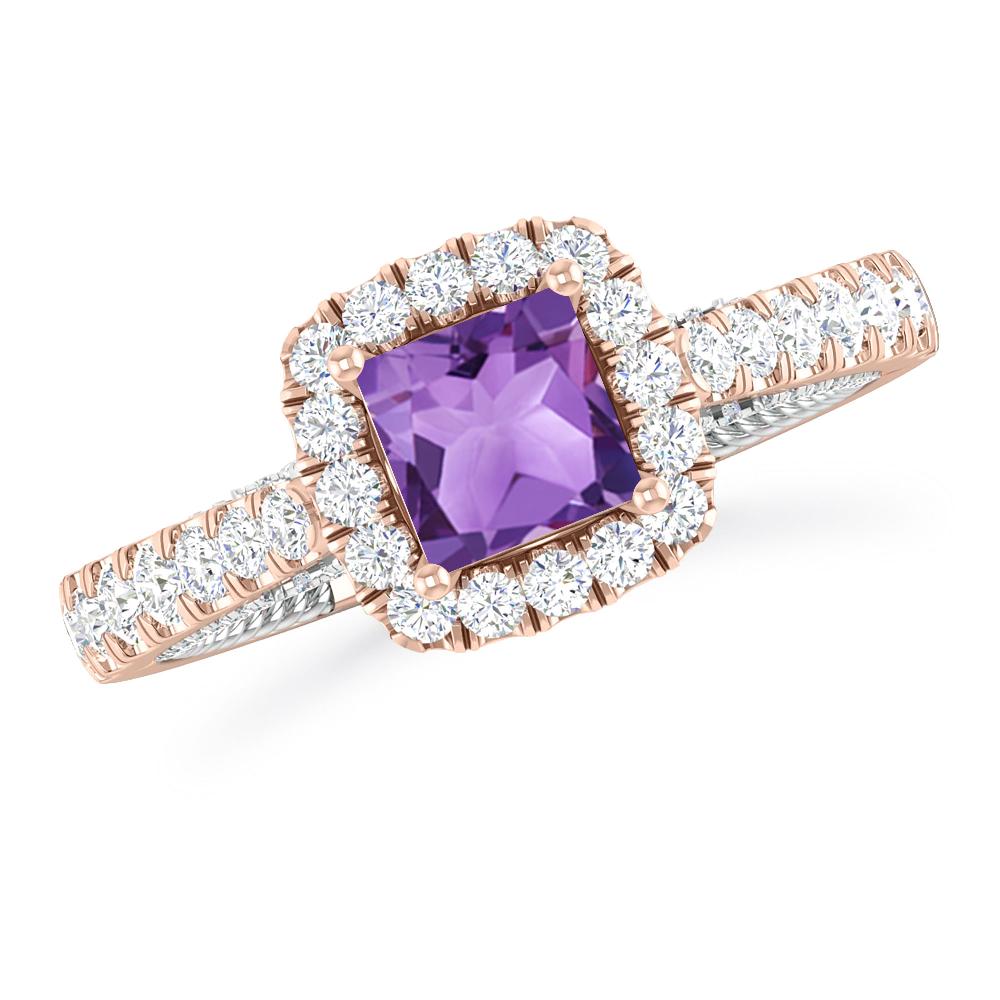 Rose Gold - Amethyst