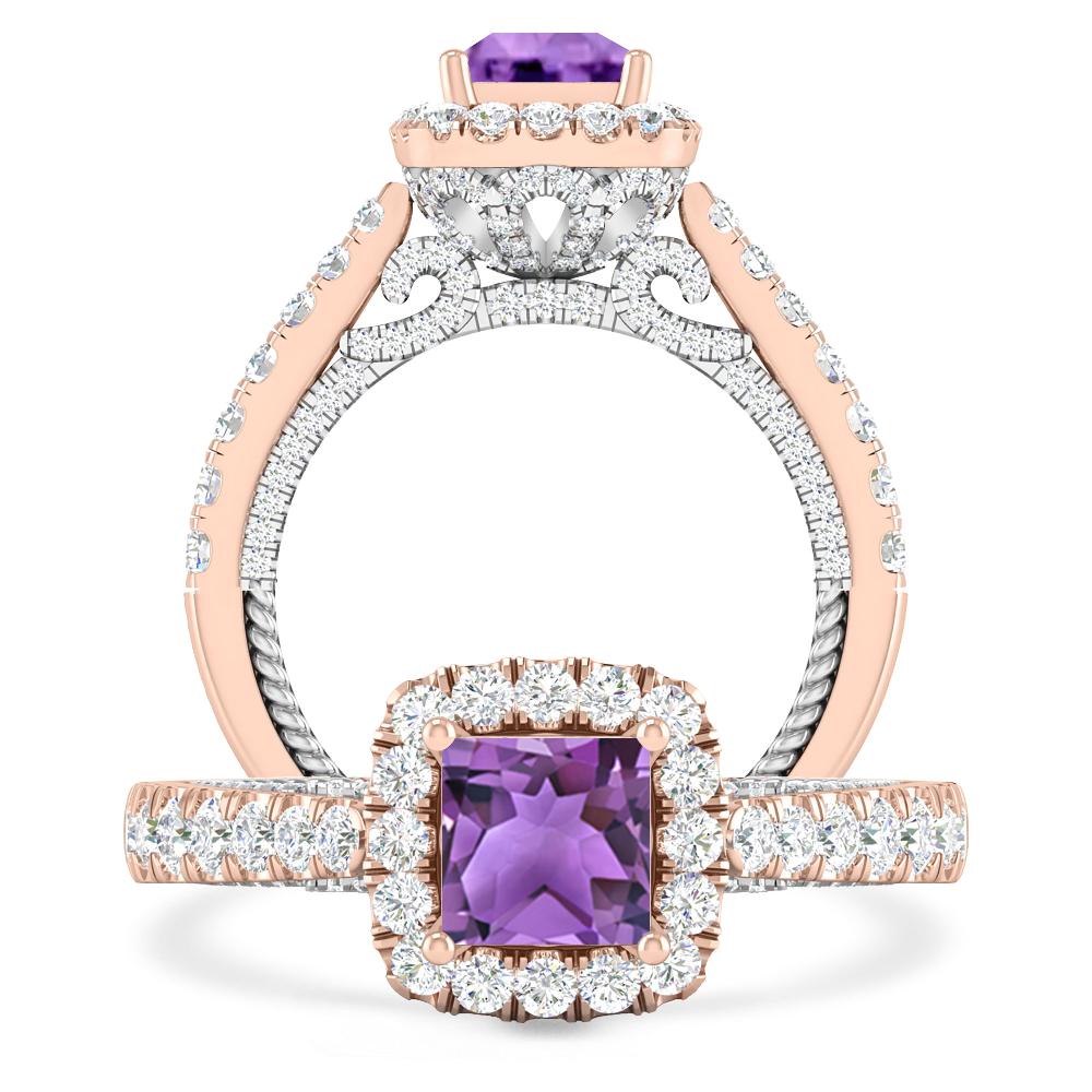 Rose Gold - Amethyst