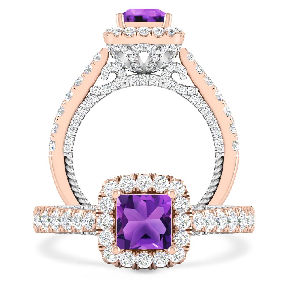 Rose Gold - Amethyst