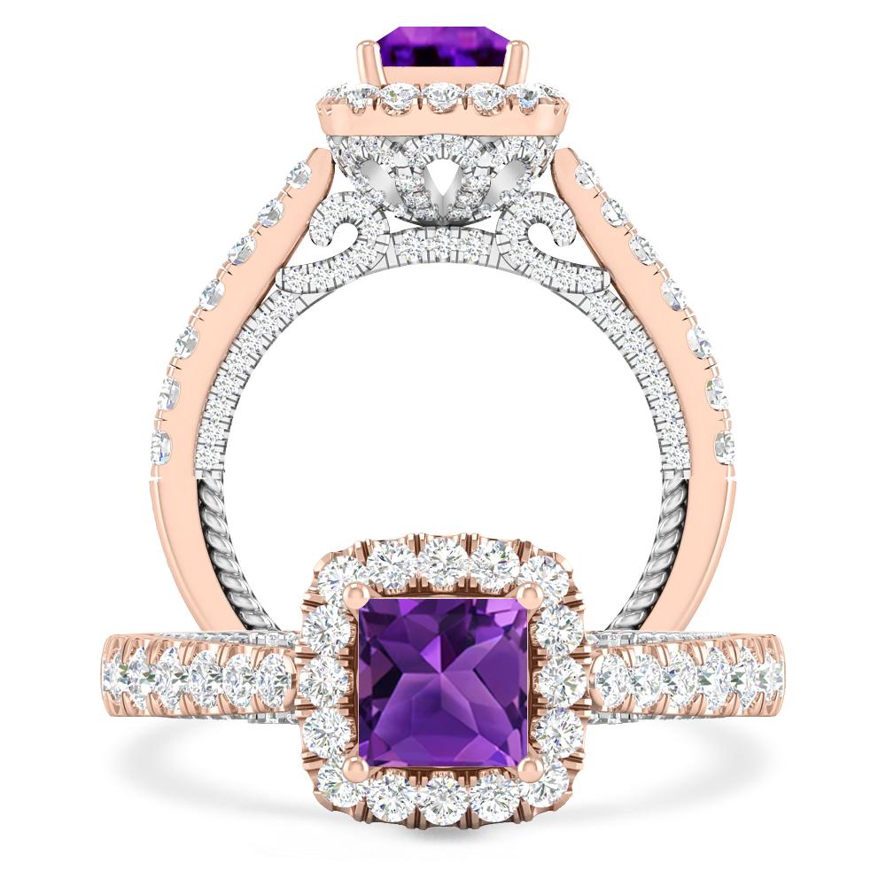 Rose Gold - Amethyst